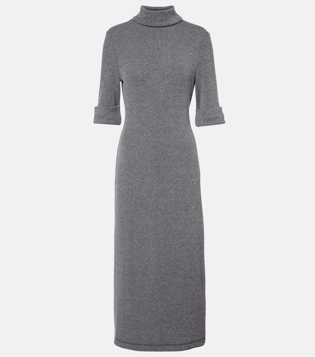  Proenza Schouler White Label - Abito midi in maglia rigata bouclé in cerine